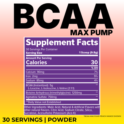BCAA MAX PUMP