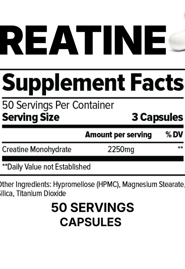 CREATINE MONOHYDRATE (CAPSULES)