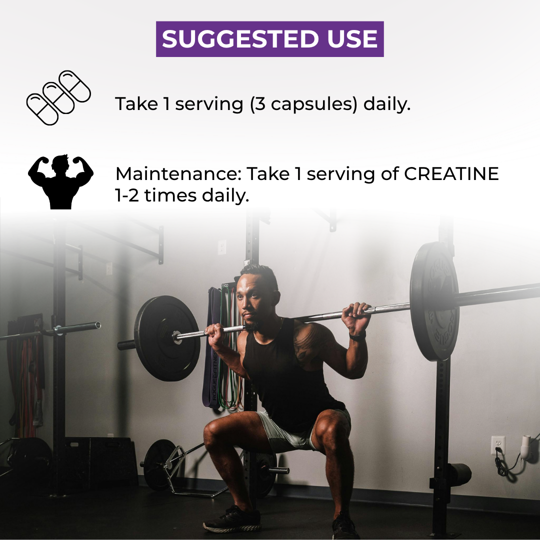 CREATINE MONOHYDRATE (CAPSULES)