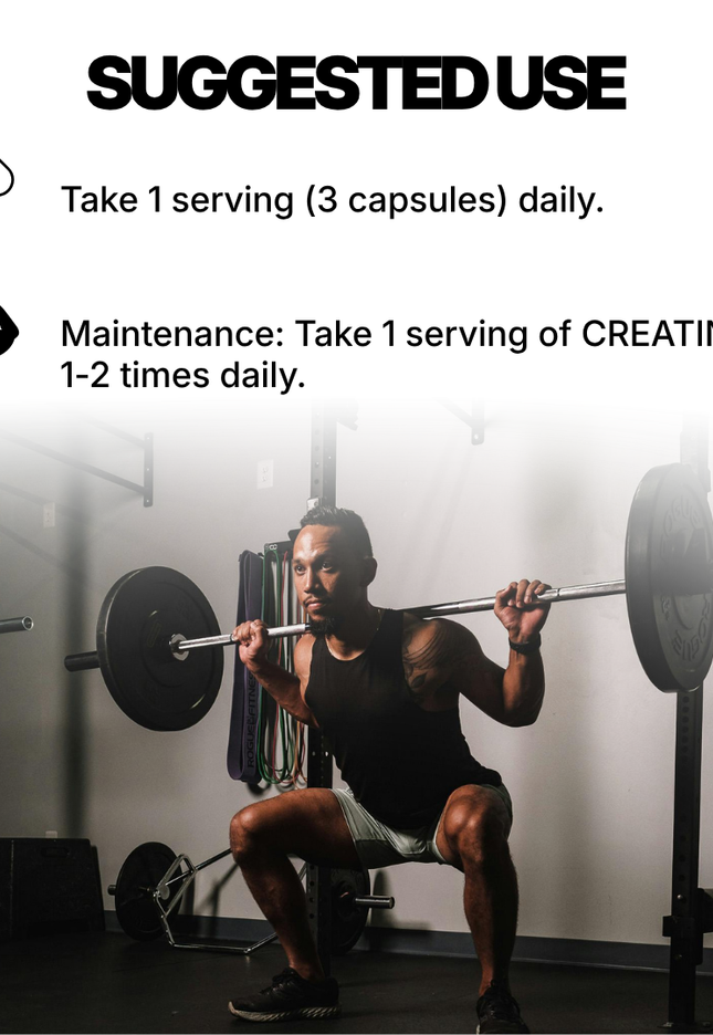 CREATINE MONOHYDRATE (CAPSULES)