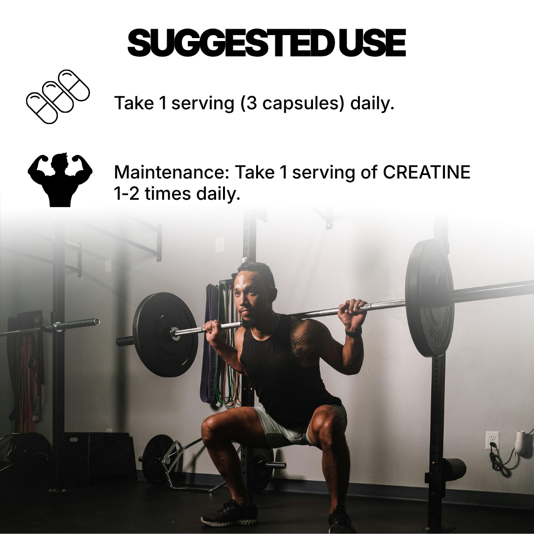 CREATINE MONOHYDRATE (CAPSULES)