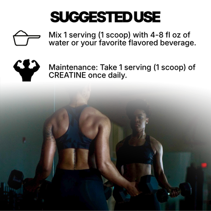 CREATINE MONOHYDRATE - UNFLAVORED POWDER
