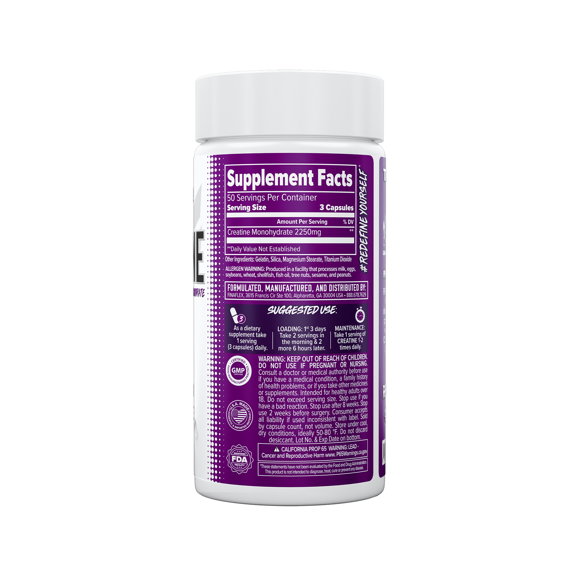 CREATINE MONOHYDRATE (CAPSULES)