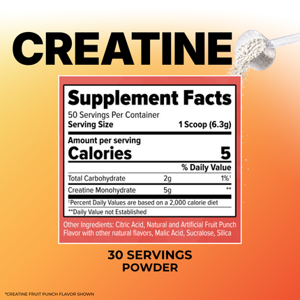 CREATINE MONOHYDRATE - FLAVORED